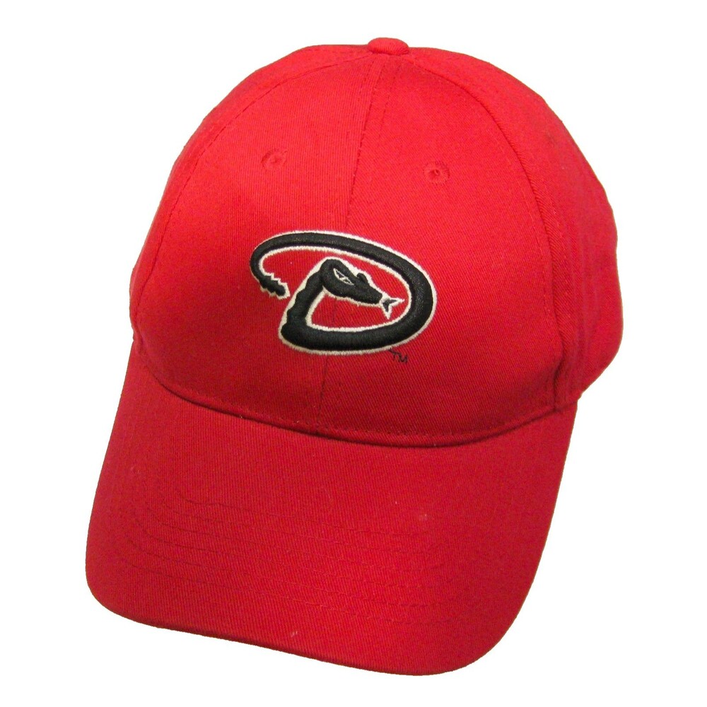 Arizona Diamondbacks Red MLB Baseball Cap Logo Hat Adjustable 100% Cotton Canvas